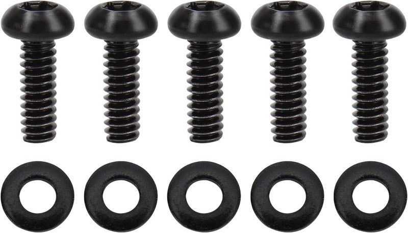 MoKitDora 5PCS Derby Cover Bolt Kit Compatible with Harley 2019-up Softail and 2018-up Sport Glide FLSB Models, Black - Image 1